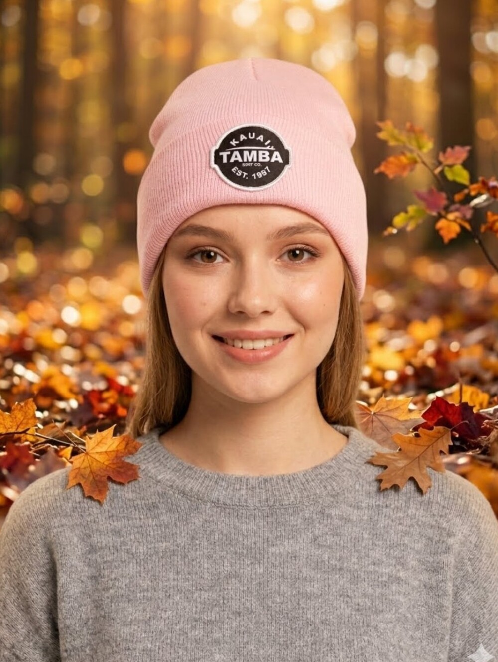 TAMBA SURF CO. | Pink Winter Beanie Hat Limited Edition Anniversary NWOT